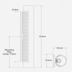 Precision Wall Light, Bronze 9 Precision Wall Light, Bronze -Andrew Martin 259463 precision