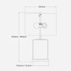 Block Table Lamp -Andrew Martin 259507 block