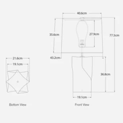 Claribel Table Lamp -Andrew Martin 259861 claribel