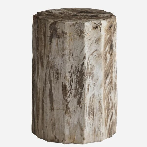Petrified Scallop Log Side Table Or Stool 7 Petrified Scallop Log Side Table Or Stool - Image 5