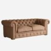 Gainsborough Sofa, Camel Leather -Andrew Martin 260702 gainsborough sofa angle
