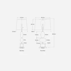 Dani Table Lamp -Andrew Martin 260764 dani