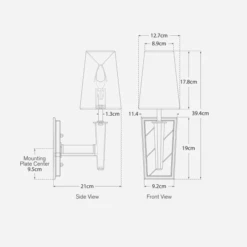 Lyra Wall Light -Andrew Martin 260776 lyra