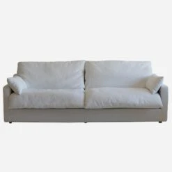 Serenity Sofa, White Linen -Andrew Martin 260812 serenity sofa front