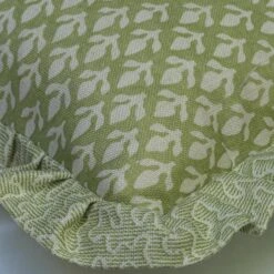 Bud Ruffle Leaf Cushion -Andrew Martin 261006 bud leaf ruffle detail