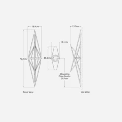 Ori Tall Wall Light -Andrew Martin 261148 ori tall