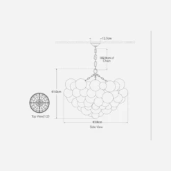 Talia Chandelier -Andrew Martin 261253 talia chandelier