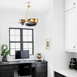 Hopper Chandelier -Andrew Martin 262054 hopper chandelier lifestyle 2