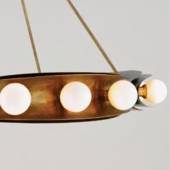 Hopper Chandelier -Andrew Martin 262147 hopper chandelier close up