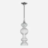 Pomfret Nickel Pendant -Andrew Martin 262652 pomfret pendant polished nickel