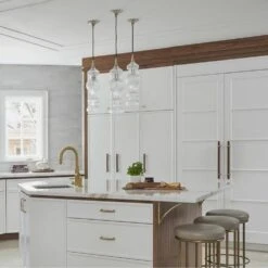 Pomfret Nickel Pendant -Andrew Martin 262680 pomfret pendant lifestyle2