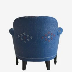 Victoria Moroccan Arm Chair -Andrew Martin 265755 victoria moroccan blue back
