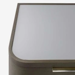 Hampstead Nightstand -Andrew Martin 265892 hampstead nightstand 3 draws smoked oak detail web 2