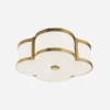 Chandler Ceiling Light -Andrew Martin 265992 chandler flush mount aged brass