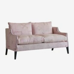 Regal Moroccan Sofa -Andrew Martin 269159 regal sofa moroccan pink angle