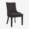 Theodore Dining Chair, Black -Andrew Martin 26943 theodore dining chair angle