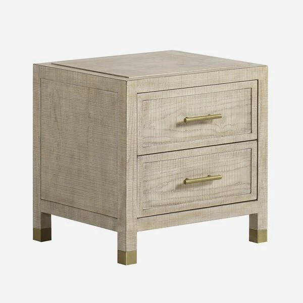 Raffles Bedside Table, Two Drawer 3 Raffles Bedside Table, Two Drawer