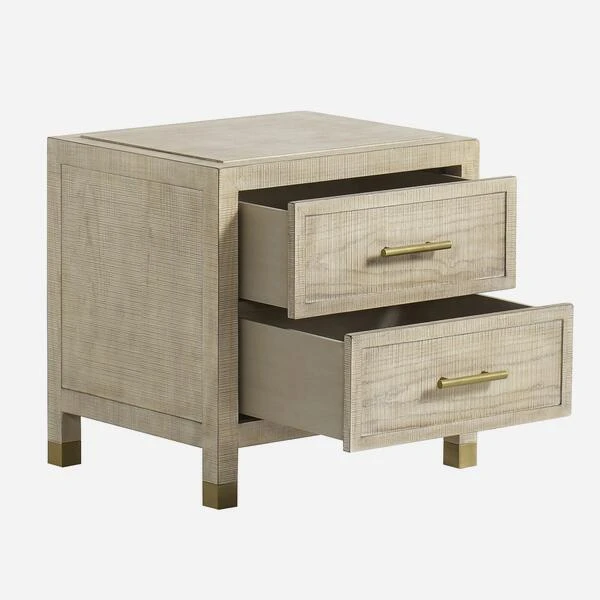 Raffles Bedside Table, Two Drawer 7 Raffles Bedside Table, Two Drawer - Image 5