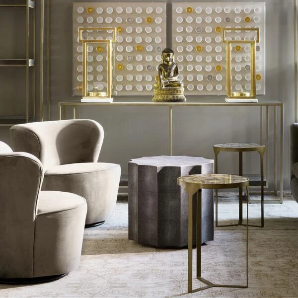 Dorothy Grey Swivel Chair, Grey 4 Dorothy Grey Swivel Chair, Grey - Image 2