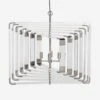 Zachary Acrylic 11 Spiral Light, Nickel -Andrew Martin 271625 zachary acrylic nickel angle