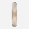 Melange Wall Light, Polished Nickel/Alabaster
