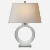 Ring Form Table Lamp, Crystal 2 Ring Form Table Lamp, Crystal -Andrew Martin 271987 ring large table lamp in crystal