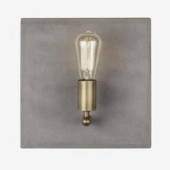 Cameron Single Wall Light, Brass