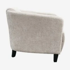 Turnball Taupe Armchair -Andrew Martin 274033 turnball chair taupe side