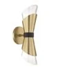 Architectural Wall Light -Andrew Martin 27418 angie wall aged brass