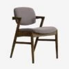 Magnus Grey Dining Chair -Andrew Martin 305235 magnus grey angle