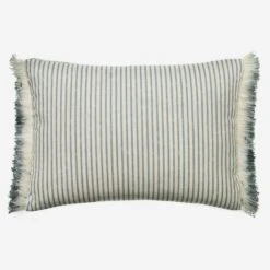 Picket Denim/Island Trim Cushion