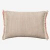 Picket Pink/Island Trim Cushion -Andrew Martin 308571 picket pink island trim