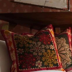 Courtyard Aster Cushion -Andrew Martin 308776 aster lotus dianthus daisy cushions 2