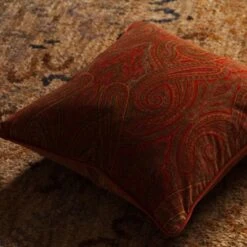 Bonfire Autumn Cushion -Andrew Martin 308788 bonfire cushion detail