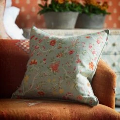 Ramble Duck Egg Cushion 7 Ramble Duck Egg Cushion -Andrew Martin 309001 ramble duck egg cushion detail 2