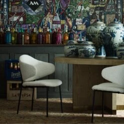 Beso Dining Chair -Andrew Martin 309156 beso dining chair raffles round table