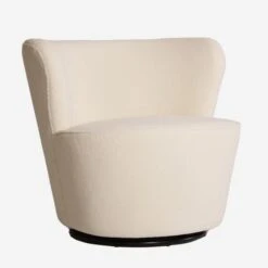 Dorothy Cream Swivel Chair