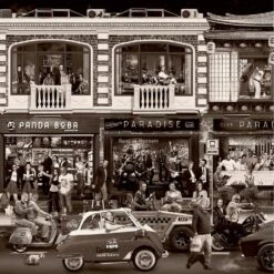 Another Day In Paradise Sepia -Andrew Martin 310613 another day in paradise b w