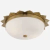 Rachel Ceiling Light 1 Rachel Ceiling Light -Andrew Martin 326183 rachel small flush mount in natural brass