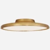 Dot Ceiling Light -Andrew Martin 327701 dot 16 flush mount in natural brass
