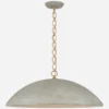 Elliot Pendant Light -Andrew Martin 327953 elliot grande pendant in portland gray