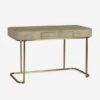 Jacques Taupe Desk -Andrew Martin 330905 jacques desk angle