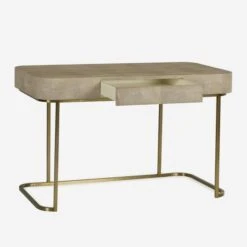 Jacques Taupe Desk -Andrew Martin 330906 jacques desk angle open
