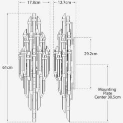 Adele Wall Sconce -Andrew Martin 333240 adele small sconce tech