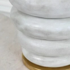 Phoebe Table Lamp 12 Phoebe Table Lamp -Andrew Martin 333978 phoebe stacked table lamp in antiqued white detail 2