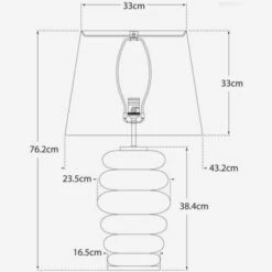 Phoebe Table Lamp 13 Phoebe Table Lamp -Andrew Martin 333994 phoebe stacked table lamp tech