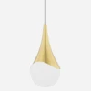 Ariana Pendant Light -Andrew Martin 336243 ariana pendant in aged brass