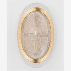 Danes Wall Light -Andrew Martin 336563 danes wall light vintage gold leaf 2