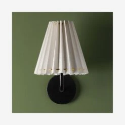 Demi Wall Light -Andrew Martin 336653 demi wall light black brass 2