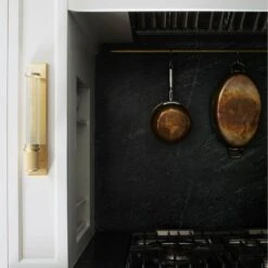 Shaw Wall Light -Andrew Martin 337572 shaw wall light aged brass lifestyle